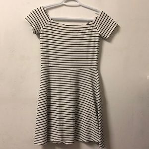 Black and white dress